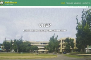 University of Northeastern Philippines Website