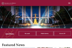 University of the Philippines Website