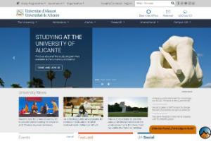 University of Alicante Website