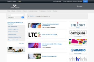 University of the Basque Country Website