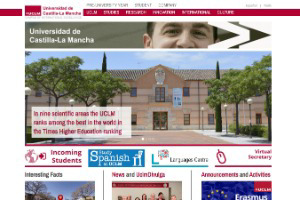 University of Castilla La Mancha Website