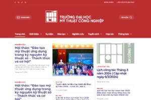 Hanoi University of Industrial Fine Arts Website
