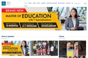 SEGi University Website