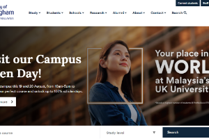 University of Nottingham Malaysia Campus Website