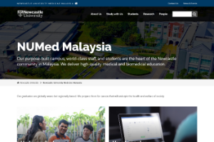 Newcastle University Medicine Malaysia Website