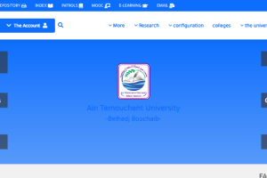 University Center of Aïn Témouchent Website