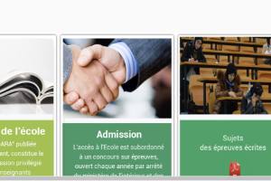 National School of Administration Website