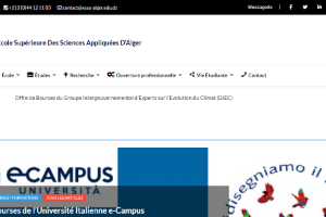 Preparatory School in Sciences and Techniques in Algiers Website