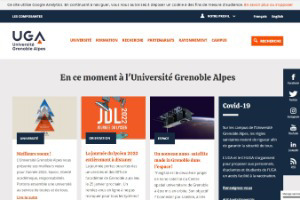 Grenoble Alpes University Website