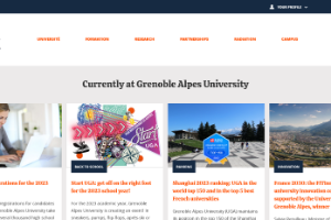 Grenoble Alpes University Website