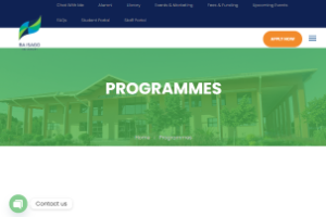 BA ISAGO University Website