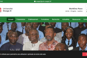 University Ouaga II Website