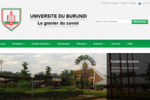 University of Burundi Website