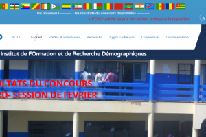 Institut de Formation et de Recherche Démographiques Cameroun Website