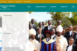 Catholic University of Cameroon Website