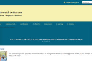 University of Maroua Website