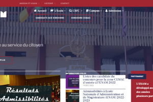 National School of Administration and Judiciary Website