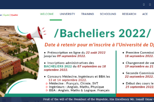 University of Djibouti Website