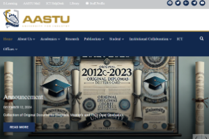 Addis Ababa Science and Technology University Website