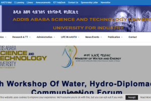 Addis Ababa Science and Technology University Website