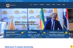 Ambo University Website