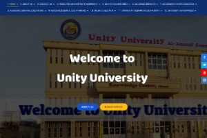 Unity University Website