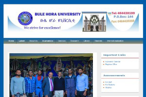 Bule Hora University Website
