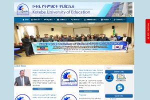 Kotebe University of Education Website