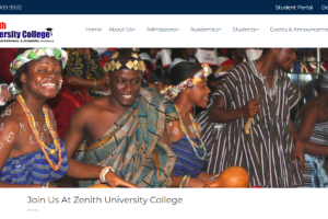 Zenith University College Website