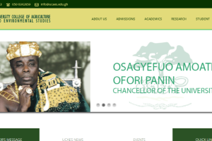 University College of Agriculture and Environmental Studies Website
