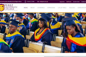 Perez University College Website