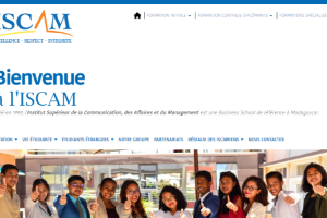 ISCAM School of Commerce in Madagascar Website