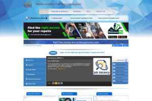 Mauritius Institute of Training and Development Website