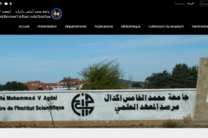 Institut scientifique de Rabat Website