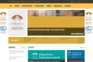 University Cadi Ayyad Normal School Superior of Marrakech Website