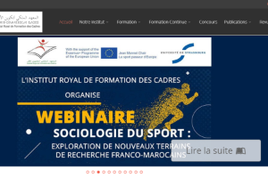 Institut Royal de Formation des Cadres de la Jeunesse et des Sports Website