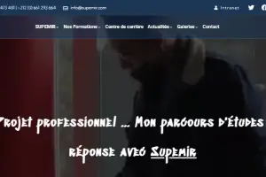 Higher School of Computer and Network Multimedia Website