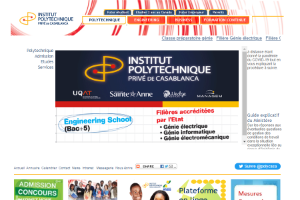 Institut Polytechnique Privé de Casablanca Website