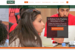 Vinci School of Computer Science and Telecoms of Rabat Website