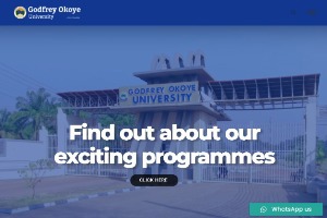 Godfrey Okoye University Website