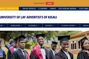 University of Lay Adventists of Kigali Website