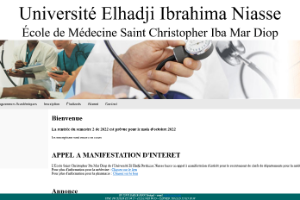 Université El Hadji Ibrahima Niasse Website