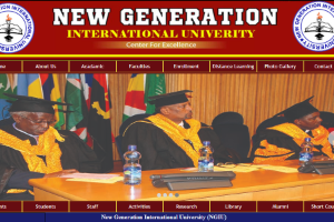 New Generation University College Website