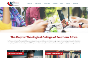 Baptist Theological College of Southern Africa Website