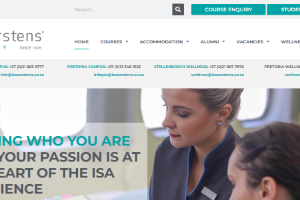 Isa Carstens Health and Skincare Academy Website