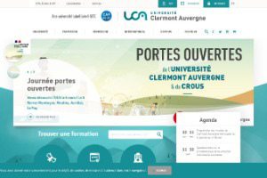 Clermont Auvergne University Website