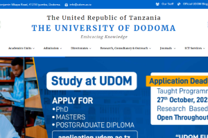 University of Dodoma Website