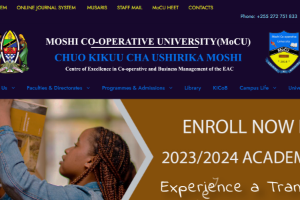 Moshi Co-operative University Website