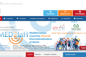 Virtual University of Tunisia Website