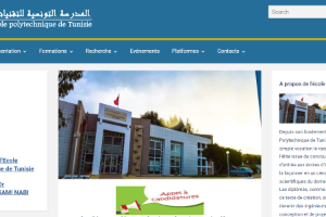 Tunisia Polytechnic School Website
